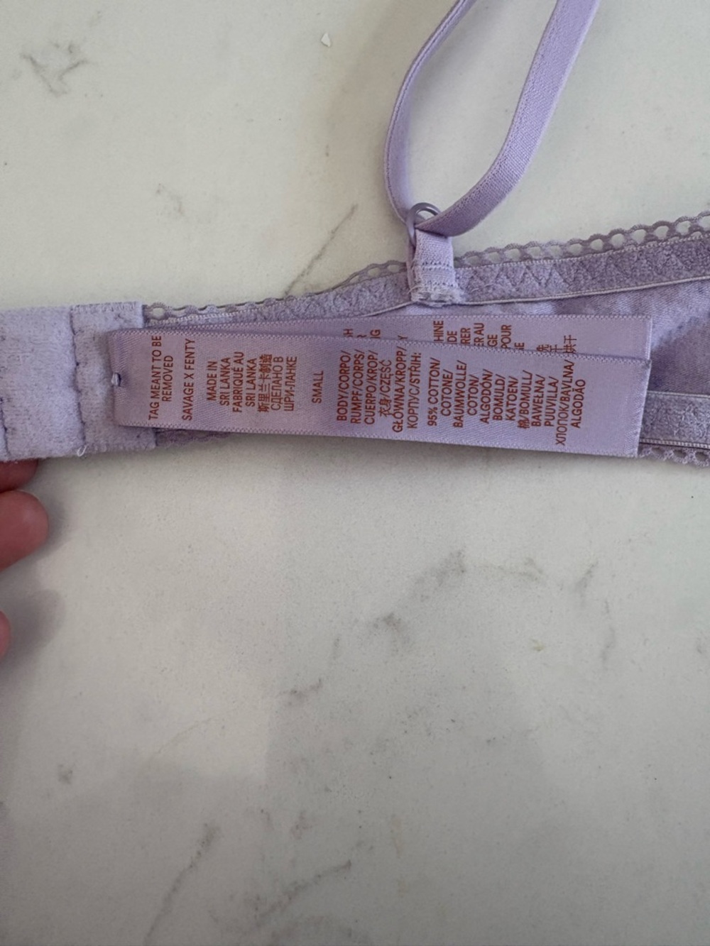Savage X Fenty Cotton Essentials Lace Bralette - Picture 6 of 8